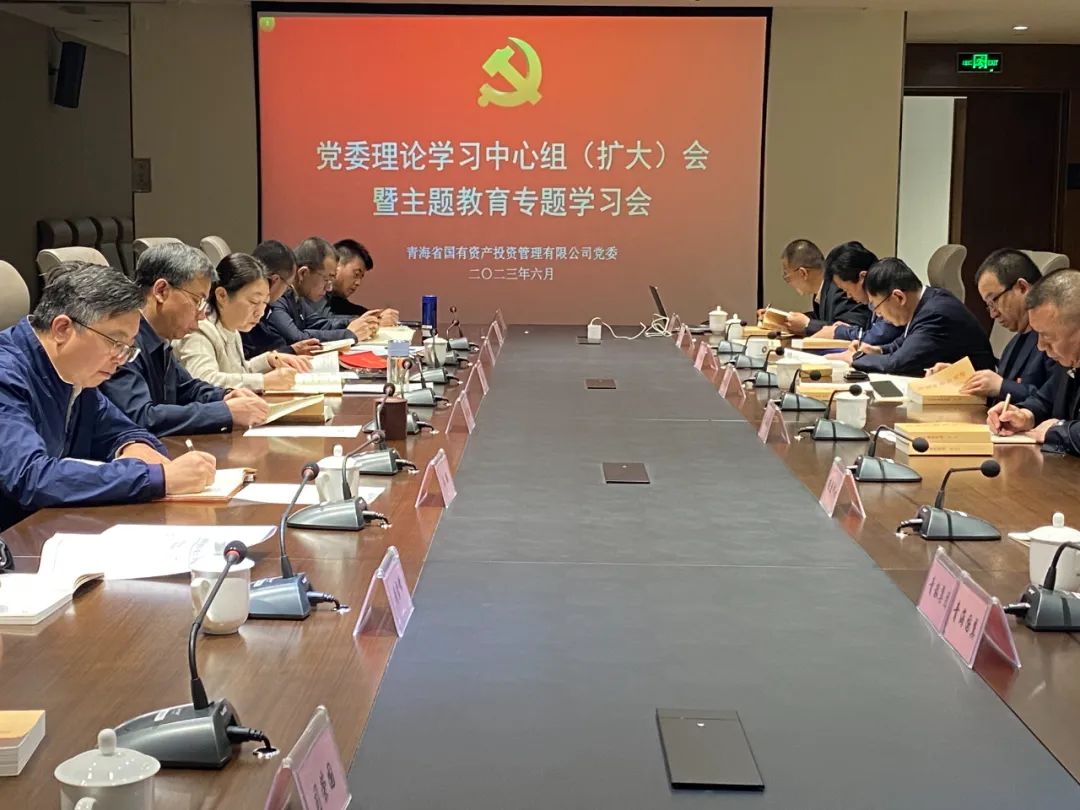 以學(xué)為基，扎實推動主題教育入腦入心—青海國投黨委召開理論學(xué)習(xí)中心組（擴大）會暨主題教育專題學(xué)習(xí)會