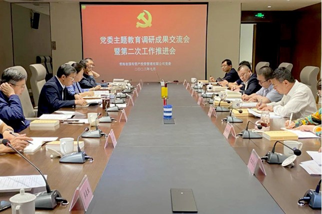 堅持問題導(dǎo)向 邊查邊改邊推進——青海國投黨委召開主題教育調(diào)研成果交流會暨第二次工作推進會